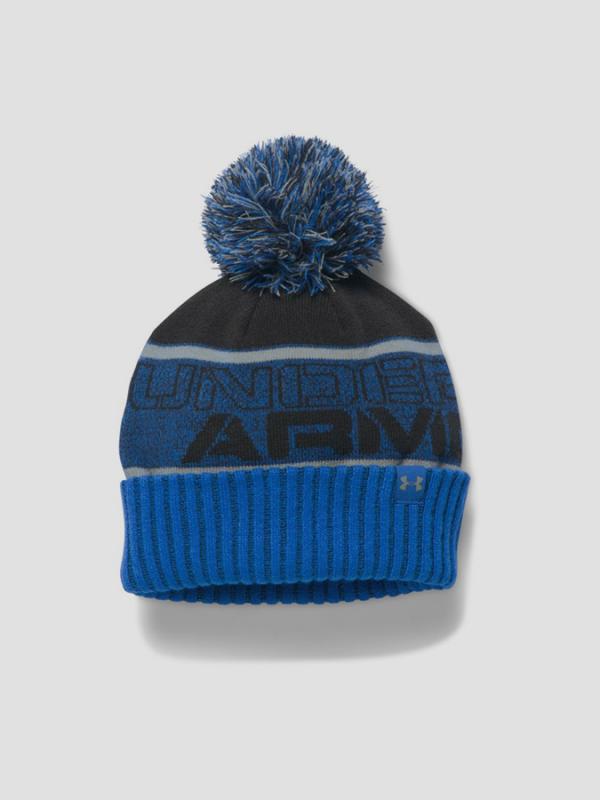 Čepice Under Armour Boy's Pom Pom Beanie Barevná