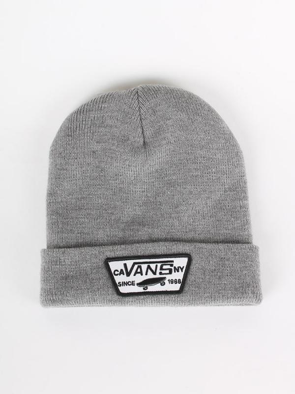 Čepice Vans Mn Milford Beanie Heather Grey Šedá