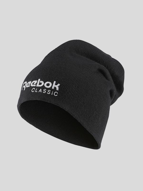 Čepice Reebok Classic CL FO BEANIE Černá