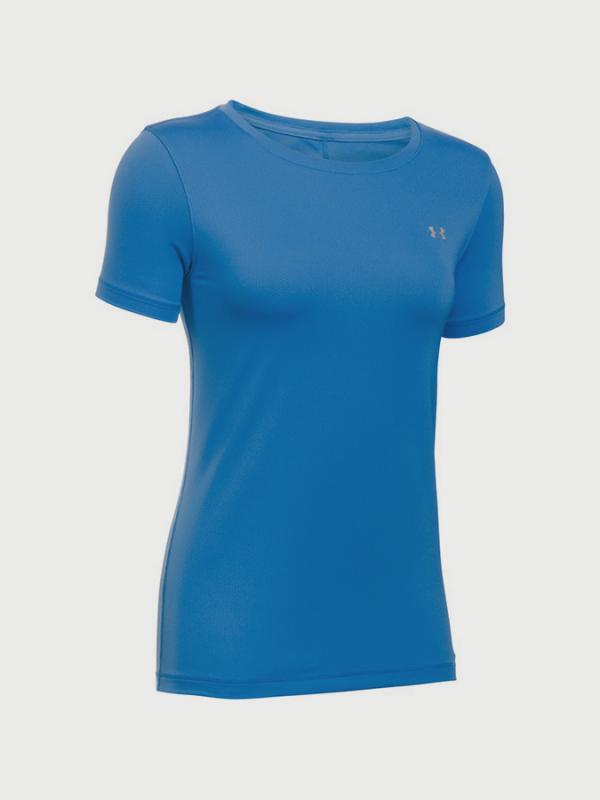 Tričko Under Armour Heatgear SS Modrá