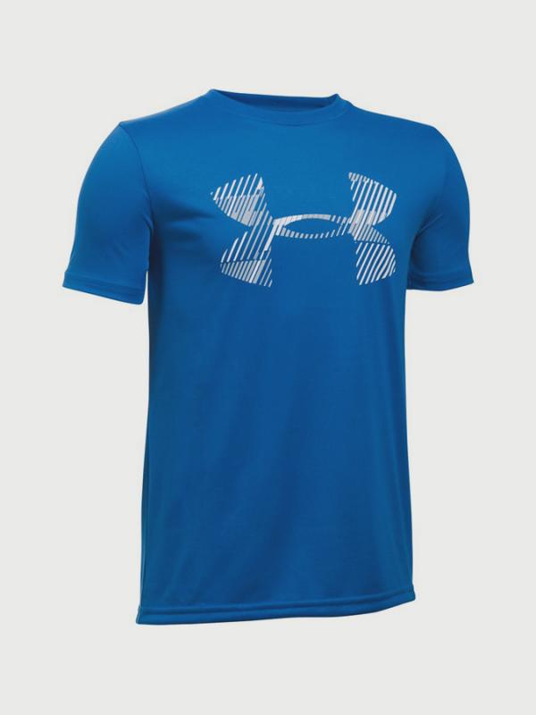 Tričko Under Armour Combo Logo SS T Modrá