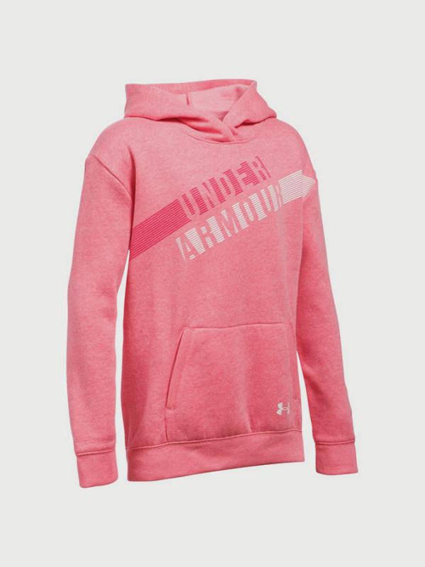 Mikina Under Armour Favorite Fleece Hoody Růžová