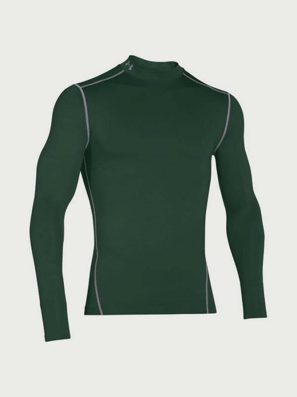 Tričko Under Armour Cg Armour Mock Zelená