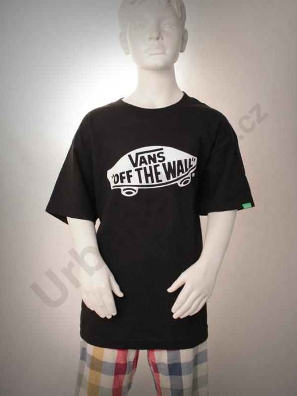 Tričko Vans By Otw Boys Black/White Černá