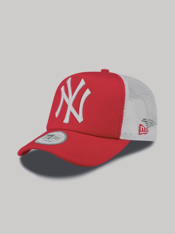 Kšiltovka New Era 940 CLEAN TRUCKER NEYYAN SCARLET/WHITE Barevná