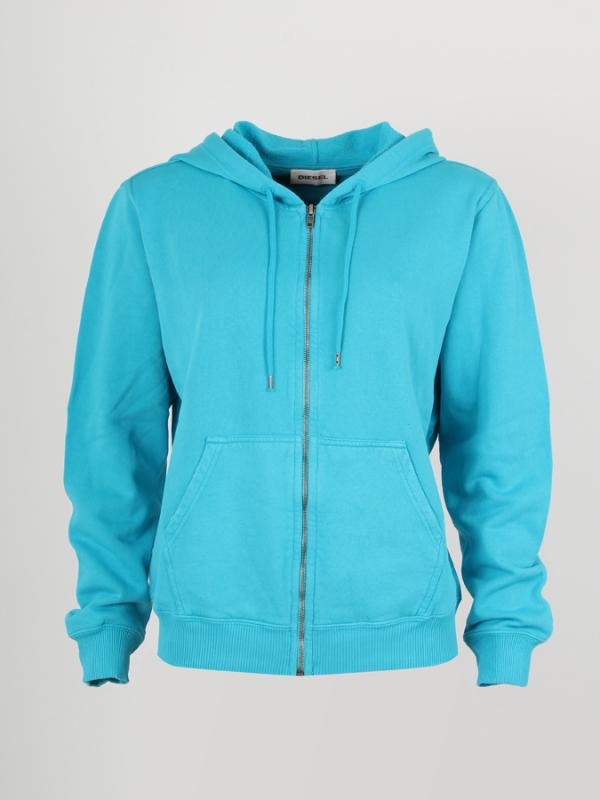 Mikina Diesel 'F-KINE-B FELPA GARMENT DY Modrá