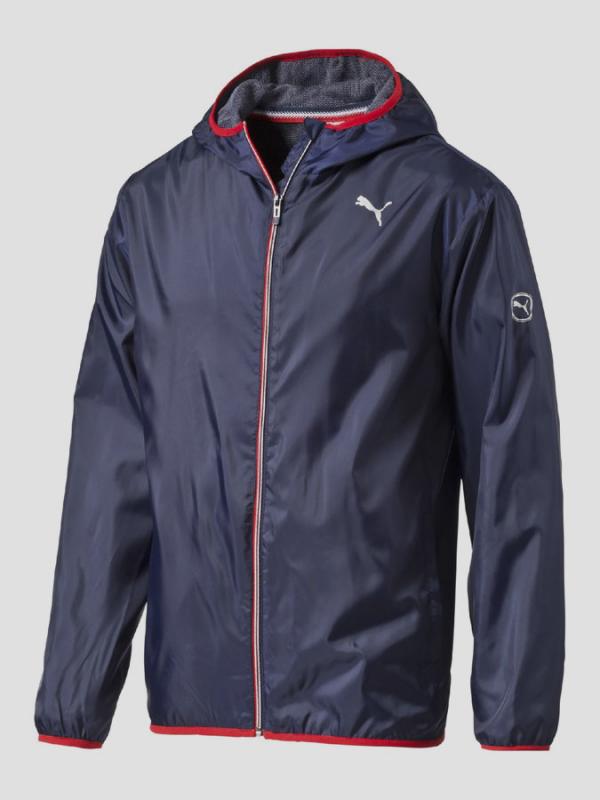 Bunda Puma FUN Solid Windbreaker M peacoat Modrá