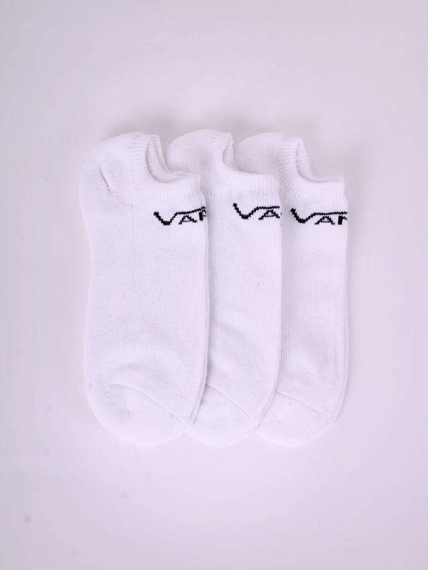 Ponožky Vans MN CLASSIC KICK White 3 Pack Bílá