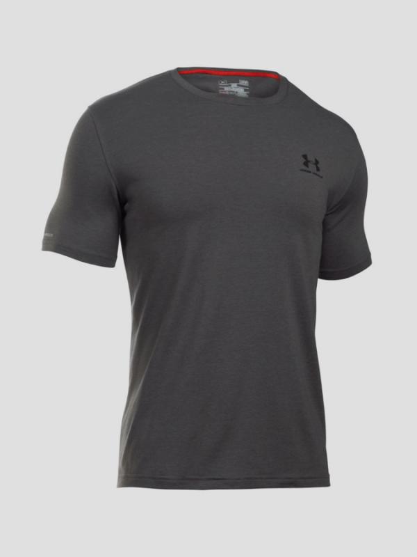 Tričko Under Armour CC Left Chest Lockup Šedá