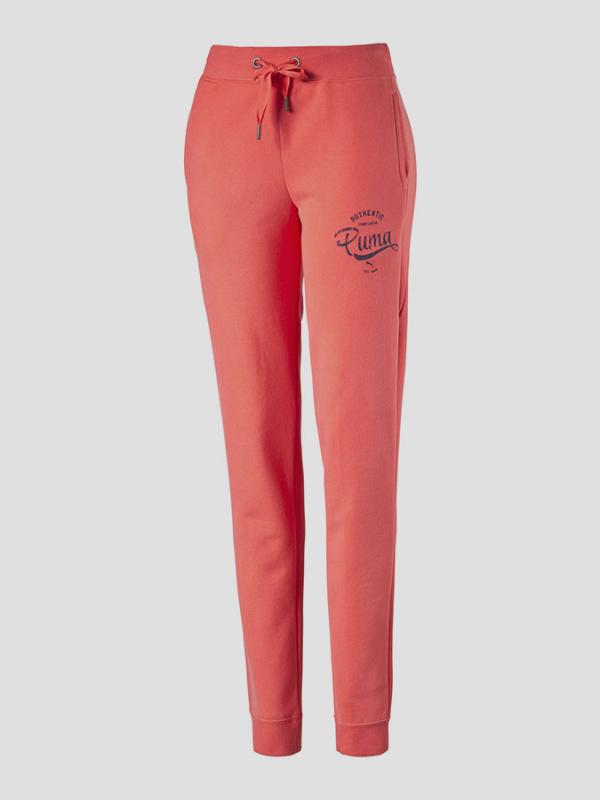 Tepláky Puma STYLE ATHL Sweat Pants FL W Oranžová