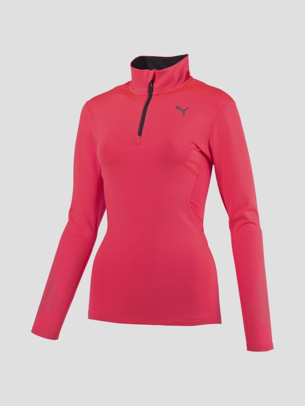 Tričko Puma NightCat PWRWARM L S W Růžová