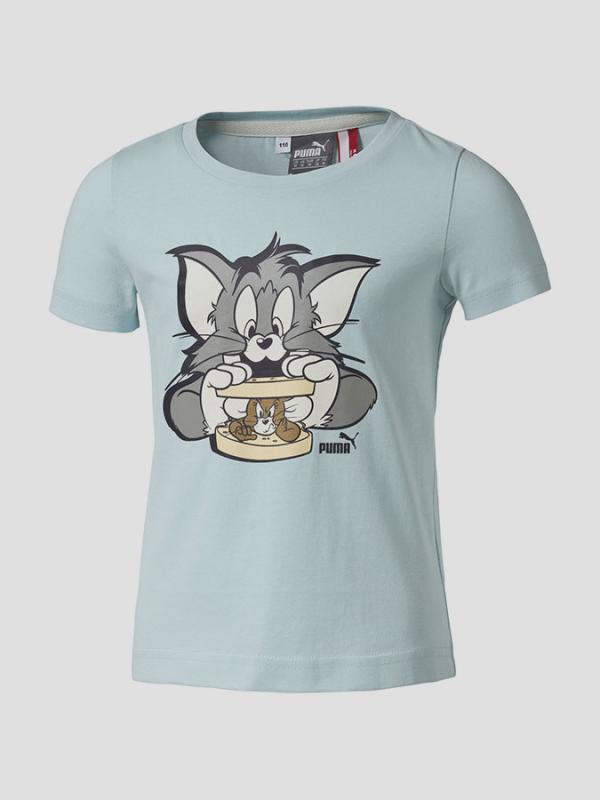 Tričko Puma FUN Tom & Jerry Tee g Modrá