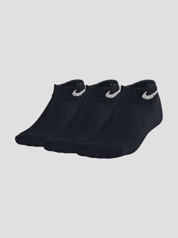 Ponožky Nike 3 Pack YTH CTN CUSH LOW CUT W/ MO Černá