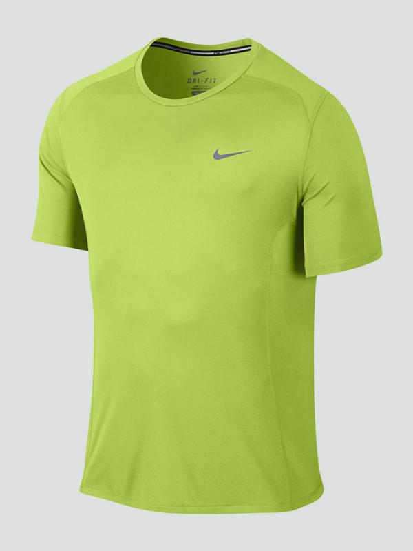 Tričko Nike DF MILER SS Žlutá
