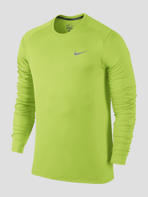Mikina Nike DF MILER LS Žlutá