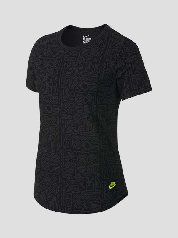 Tričko Nike TEE-FTWR DNA AOP Černá