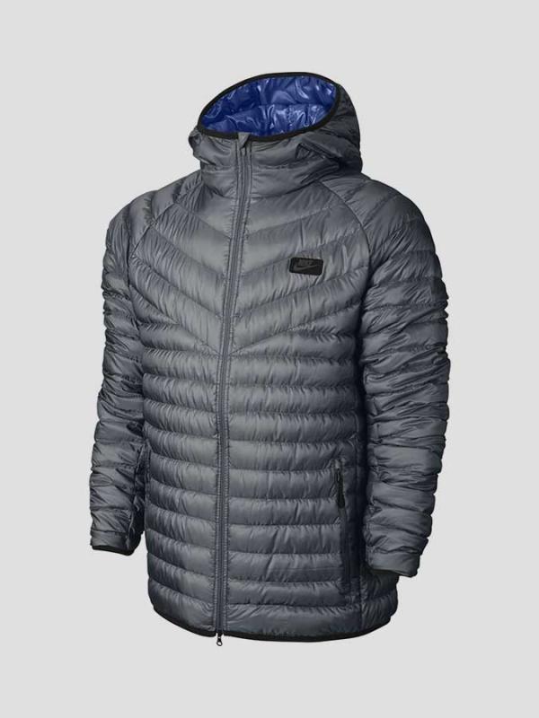 Bunda Nike GUILD 550 JKT - HD Šedá