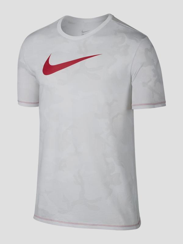 Tričko NIKE DIAMOND CAMO TEE Bílá