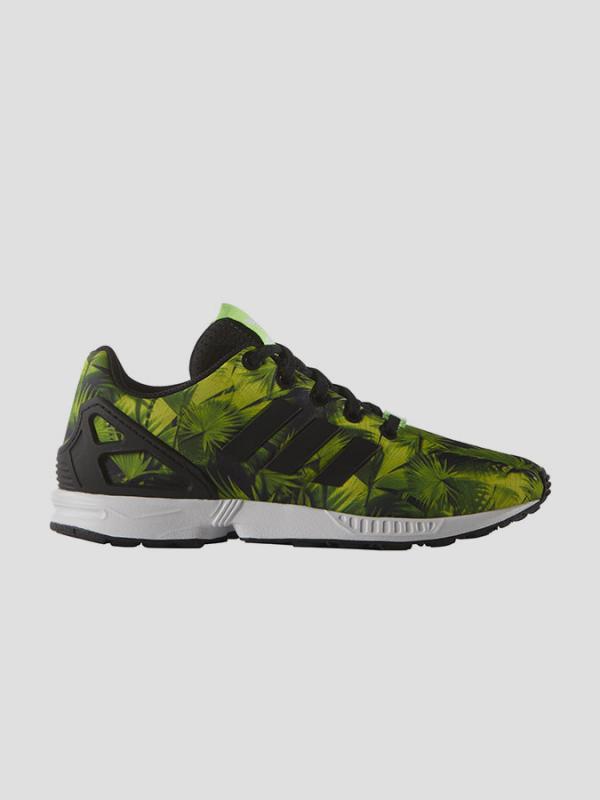 Boty adidas Originals ZX FLUX K Zelená