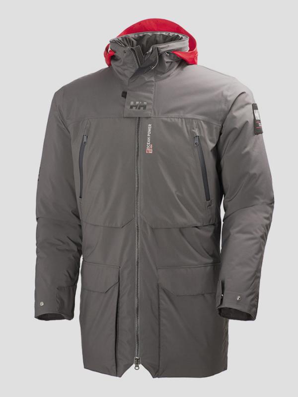 Bunda Helly Hansen SHORE PARKA Šedá
