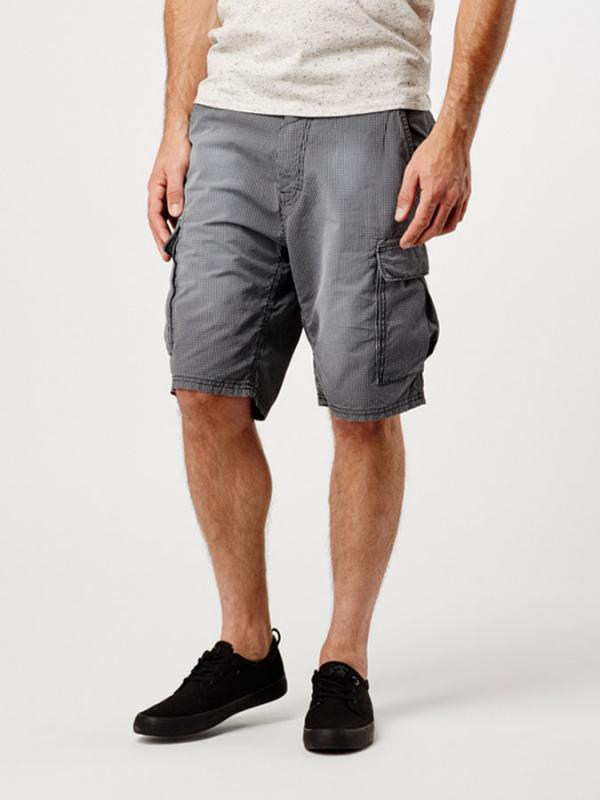 Kraťasy O´Neill LM COMPLEX CHECK CARGO SHORTS Šedá