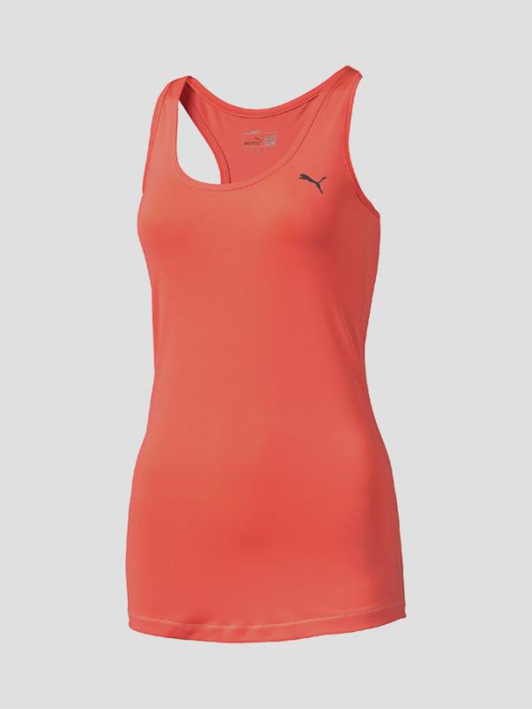 Tílko Puma WT Essential Layer Tank fluro peach Oranžová