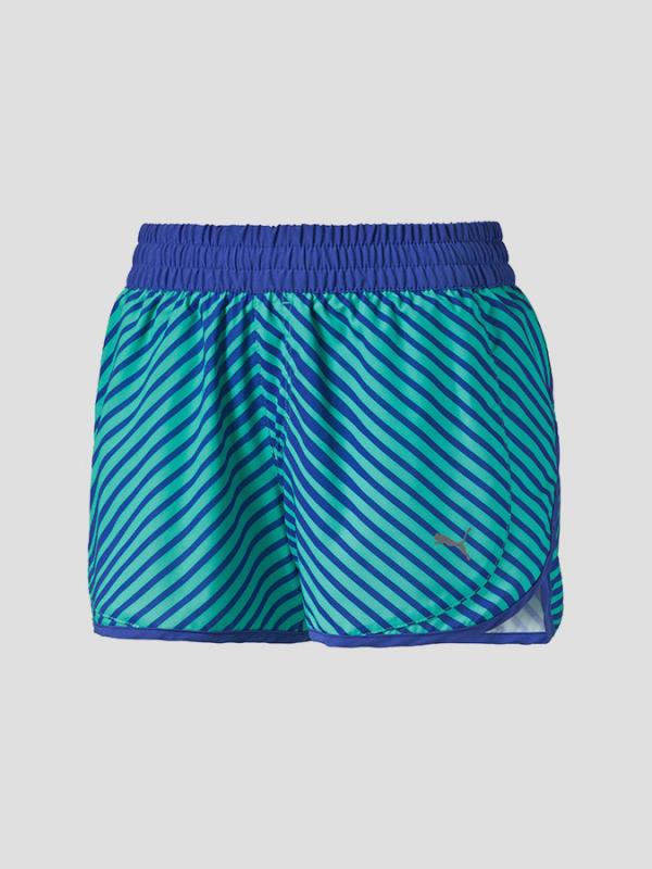 Šortky Puma Blast 3 Short W mint leaf-dazzling blu Zelená