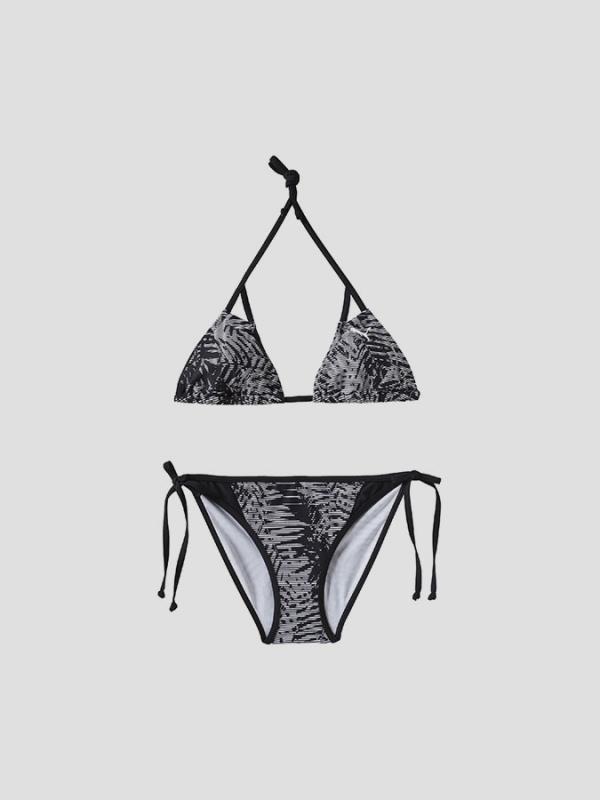Plavky Puma Graphic Triangle black Černá
