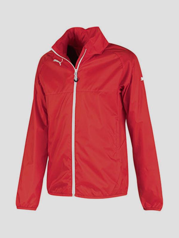 Bunda Puma Rain Jacket  red-white Červená