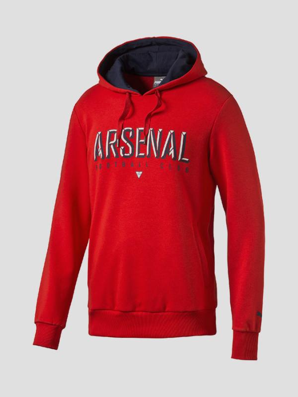 Mikina Puma Arsenal Fan Hoody high risk red Červená