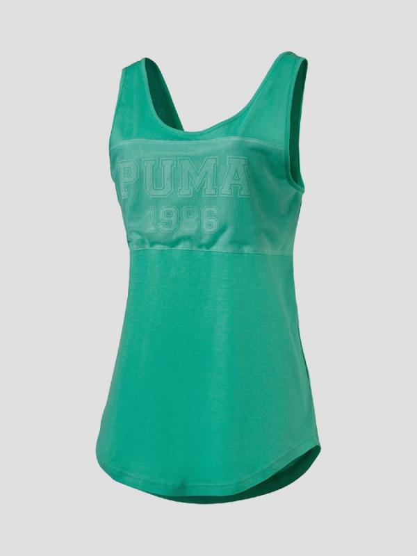 Tílko Puma STYLE Per. Best ATHL Tank W mint leaf Zelená