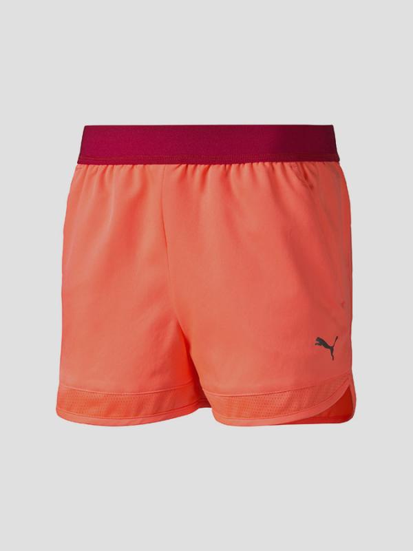 Šortky Puma ACTIVE Woven Shorts G fluro peach Oranžová