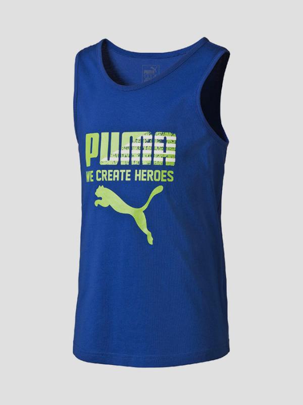 Tílko Puma STYLE ATHL Tank b surf the web Modrá