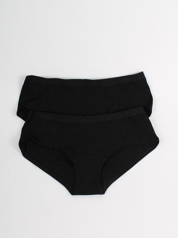 Kalhotky Puma DAILY BASIC HIPSTER 2 Pack wh Černá