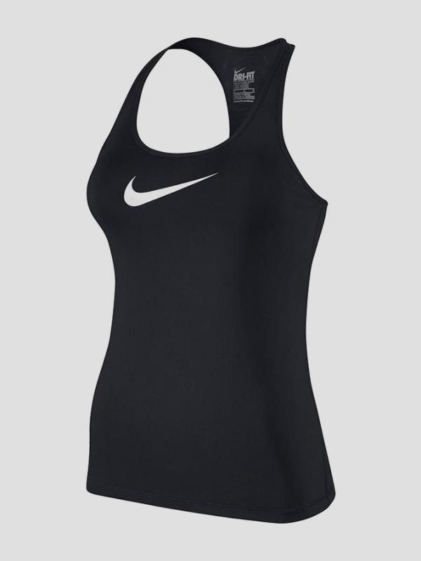 Tílko Nike FLEX SWOOSH TANK Černá