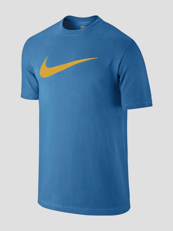 Tričko Nike TEE-CHEST SWOOSH Modrá