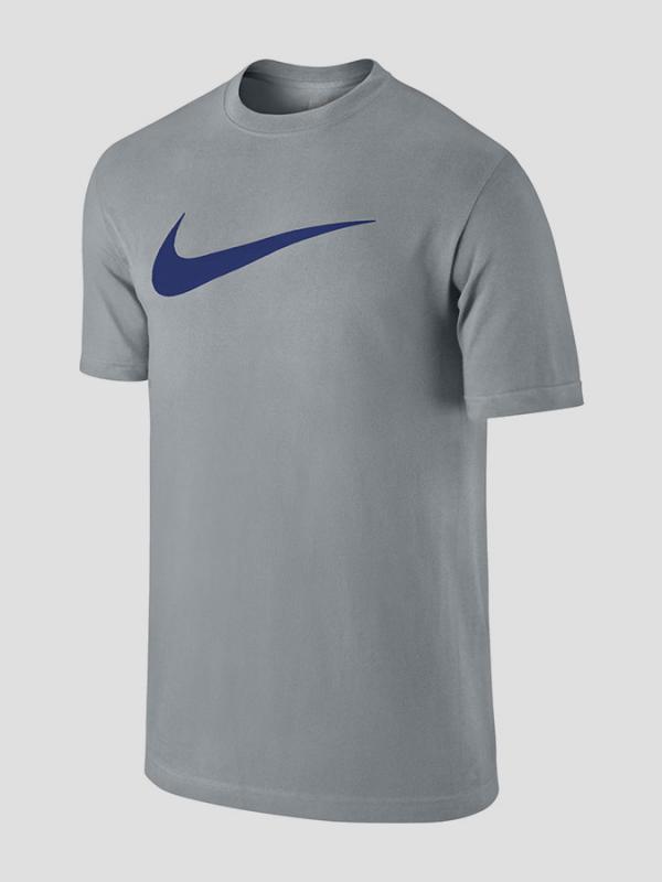 Tričko Nike TEE-CHEST SWOOSH Šedá
