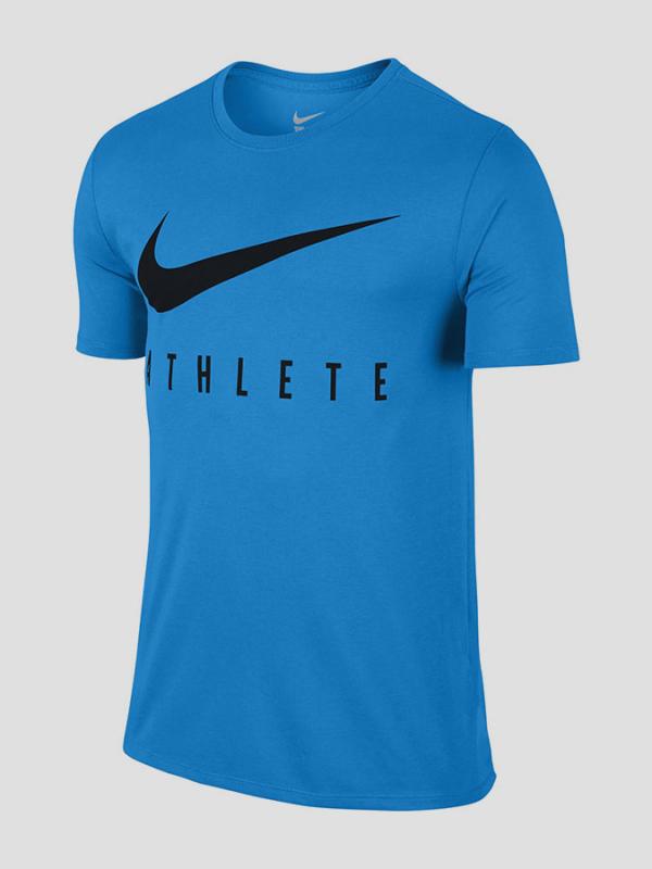 Tričko Nike DB SWOOSH ATHLETE TEE Modrá