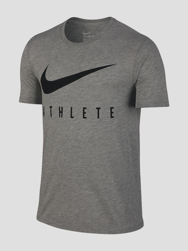 Tričko Nike DB SWOOSH ATHLETE TEE Šedá