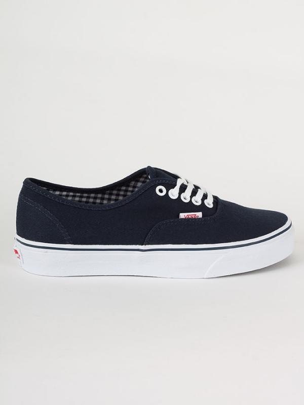 Boty Vans U Authentic (Twill Gnghm) Modrá