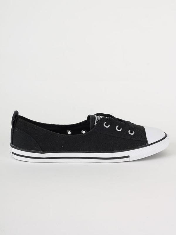 Boty Converse Chuck Taylor All Star Ballet Lace OX Černá