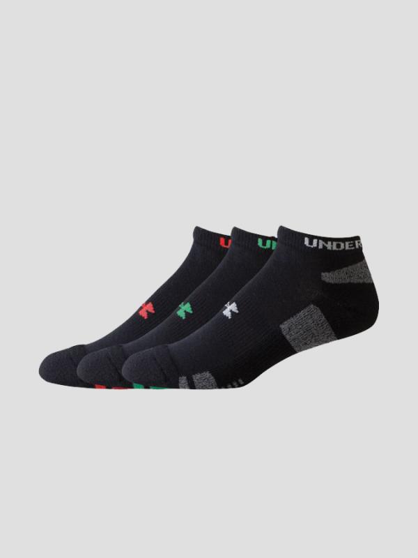 Ponožky Under Armour HeatGear 3Pk No Show Černá