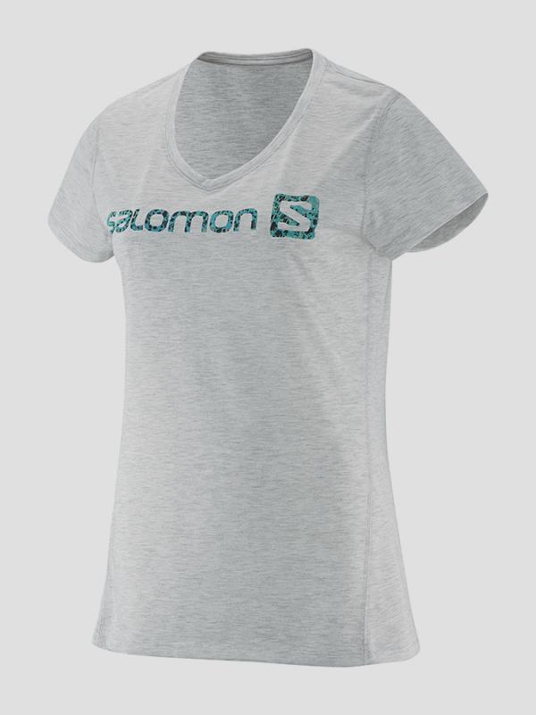 Tričko Salomon ELEVATE SS TECH TEE W Šedá