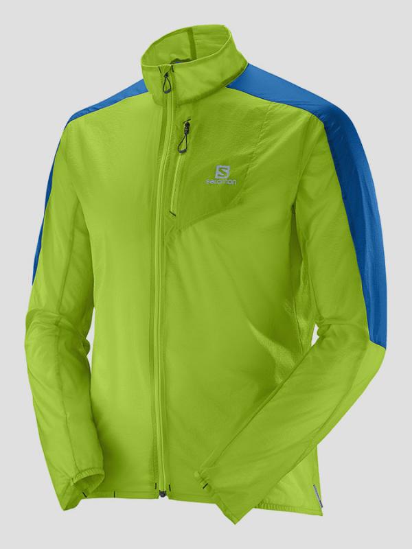 Bunda Salomon FAST WING JKT M GRANNY GREEN/Union Blue Žlutá