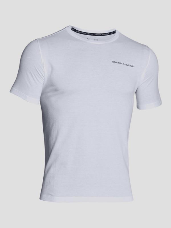Tričko Under Armour Charged Cotton SS T Bílá