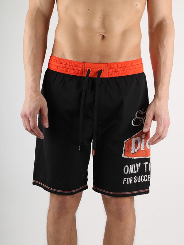 Boardshortky Diesel BMBX-DECK-E CALZONCINI Černá