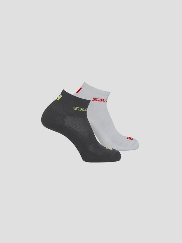 Ponožky Salomon ACTIVE 2 PACK White/BLACK Barevná