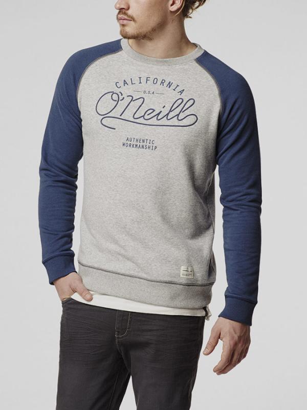 Mikina O´Neill LM PCH CREW SWEATSHIRT Šedá