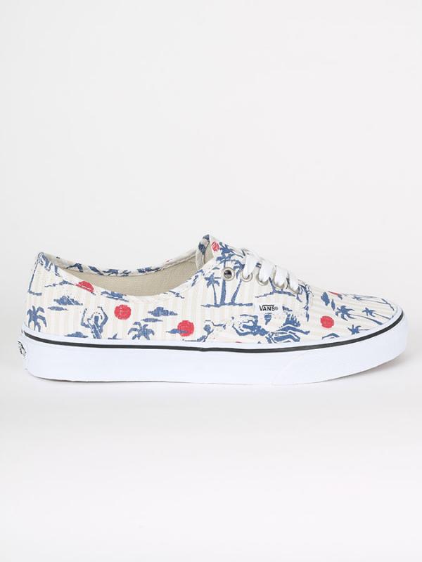 Boty Vans U Authentic (Hula Stripes) Bílá