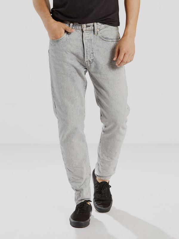 Džíny LEVI'S 501 Customized & Tapered Šedá